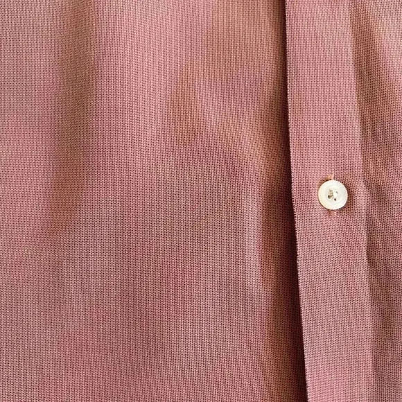 Weatherproof Men's Red Orange Soft Lightweight Short Sleeve Button Down Shirt XL - Picture 6 of 10